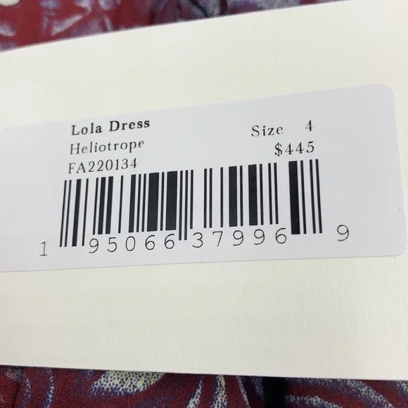 Ulla Johnson Lola Dress Size 4